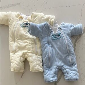 2 Merlin’s Magic Sleepsuits, size small (12-18 lbs) and large (18-21 lbs)